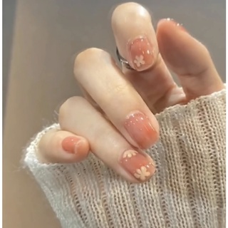 Nailbox móng úp thiết kế sơn gel tặng giũa keo đơn giản hình thú vân beo bò hình trái tim hoa nhí và phép toán