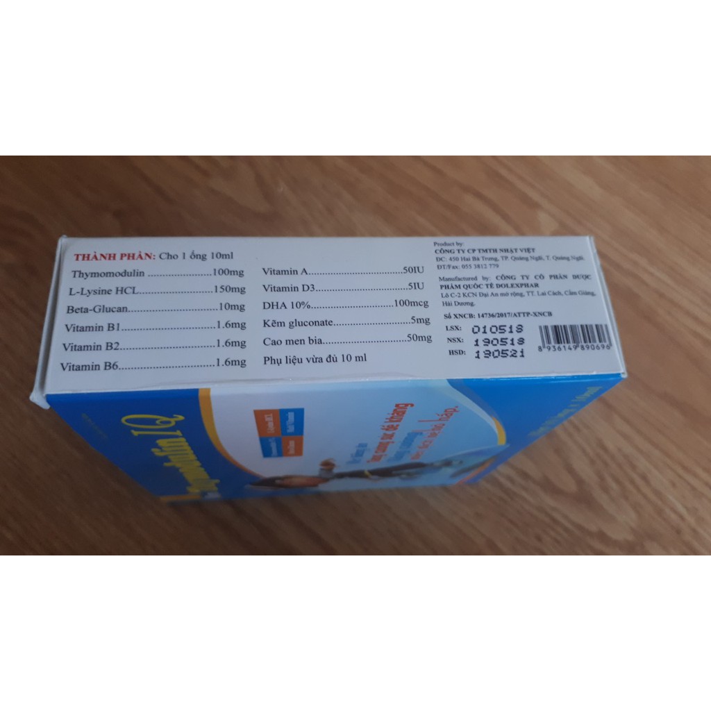 COMBO 2 HỘP SIRO THYMODULIN IQ – KÍCH THÍCH ĂN NGON - TĂNG SỨC ĐỀ KHÁNG