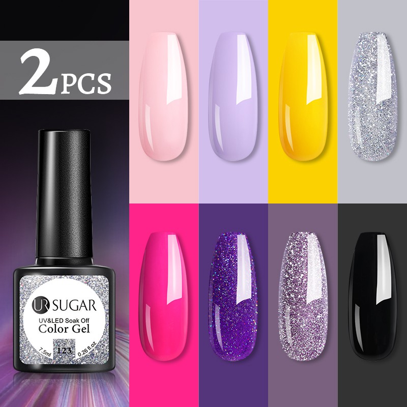 Bộ 2 chai sơn móng tay UR SUGAR cao cấp 7.5ml