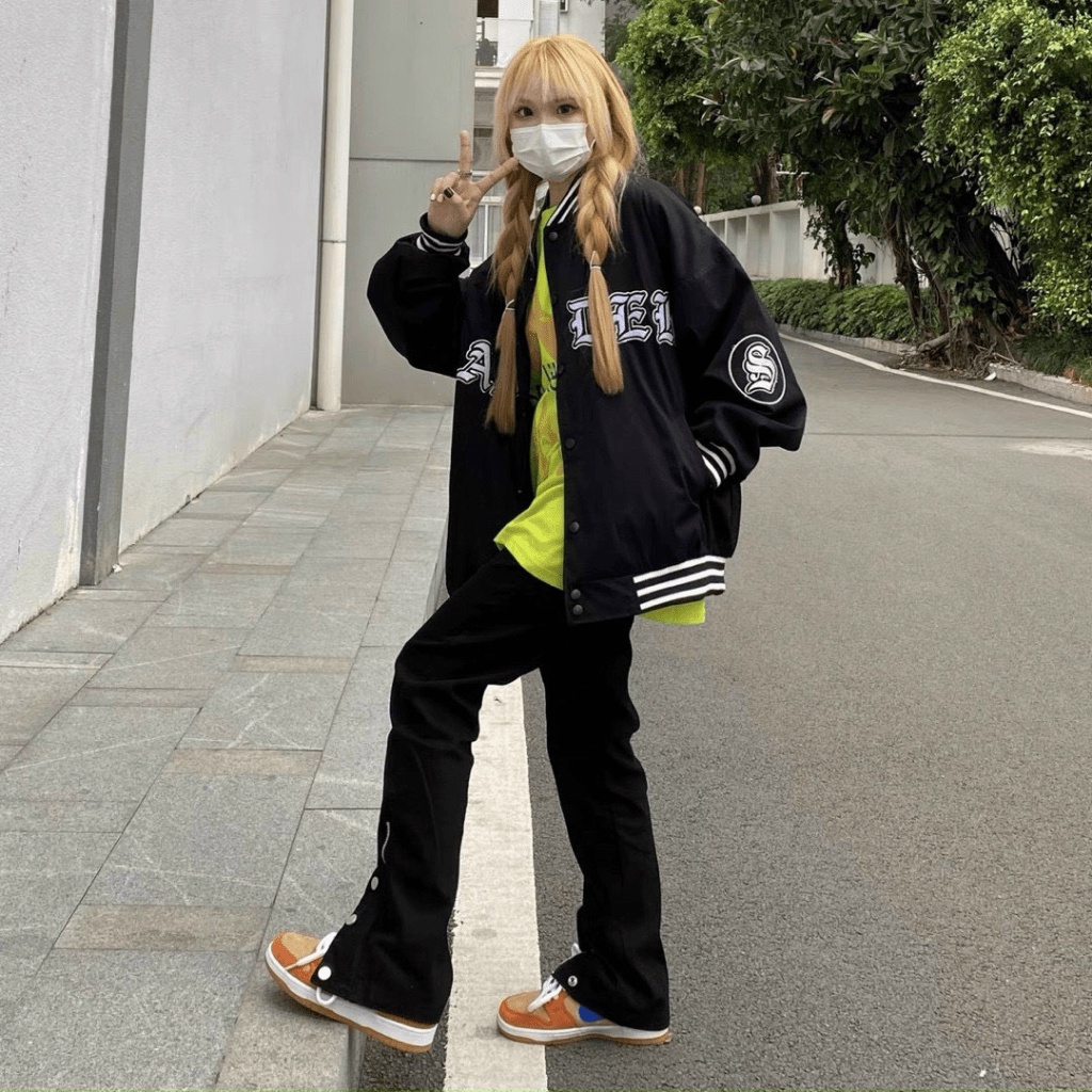 Áo Khoác Dù Bomber Nam Nữ Cúc Bấm Phối Chữ RAJ DER Kiểu Dáng Cực Teen - TP135 [NewUnisex]