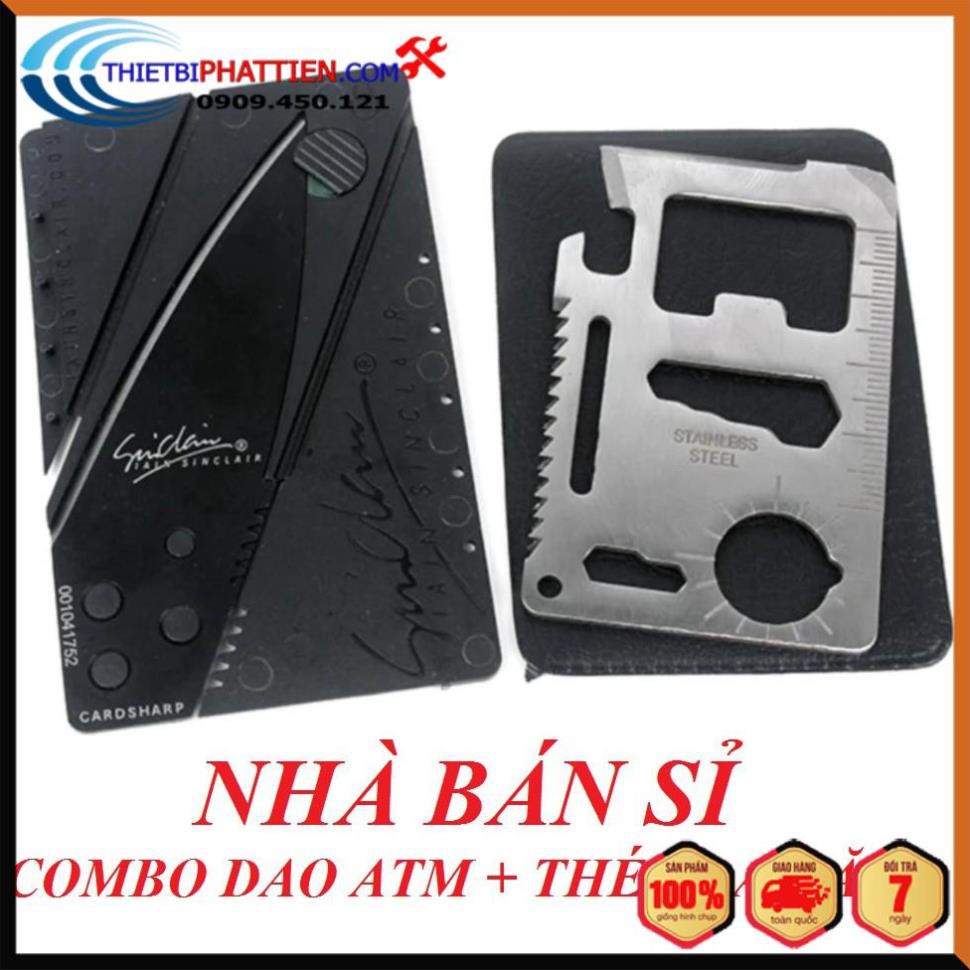 Dao ATM và miếng thép đa năng (100% như hình)