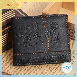 Ví da nam gập đôi phong cách vintage
