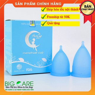 Cốc nguyệt san hercup chính hãng usa đạt chuẩn fda hoa kì trọn bộ full phụ kiện