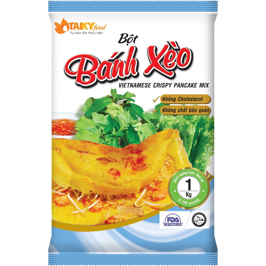 Bột bánh xèo xanh Tài Ký 1kg