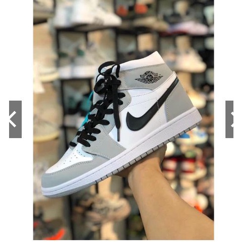 Giày thể thao sneaker 𝐀𝐈𝐑 𝐉𝐎𝐑𝐃𝐀𝐍 xám cổ cao nam nữ hàng cao cấp full box bill