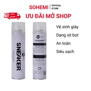 Chai xịt tạo bọt vệ sinh giày Sneaker cao cấp XIMO 300ml