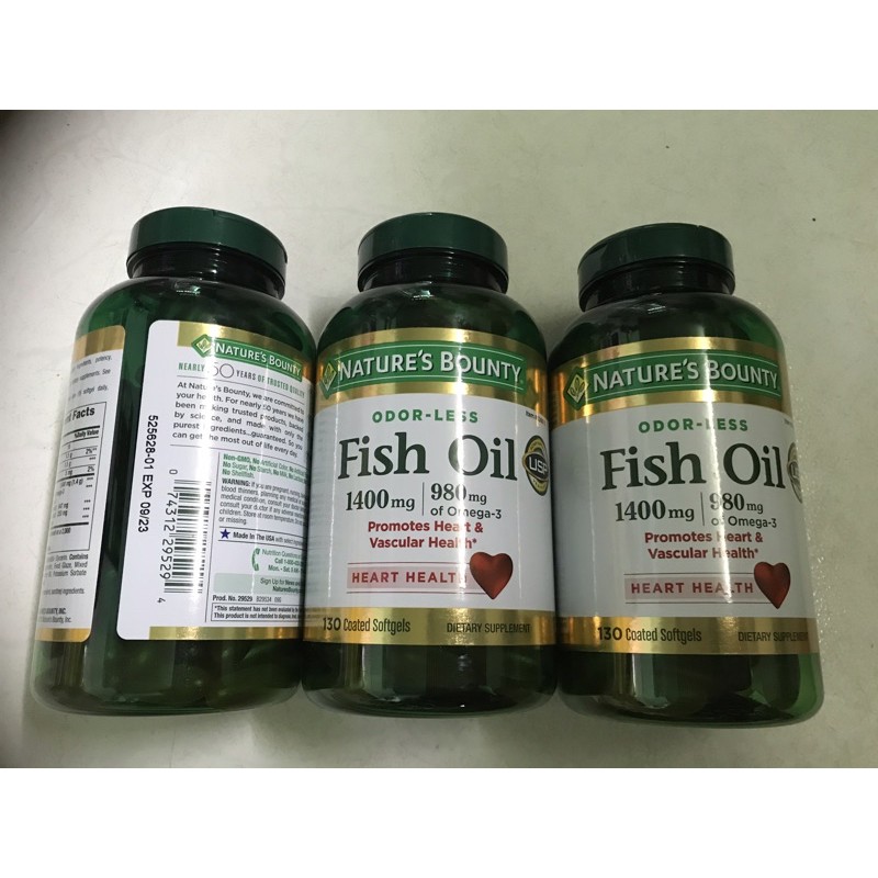 COMBO 1 CHAI FISH OIL TIM 1400mg