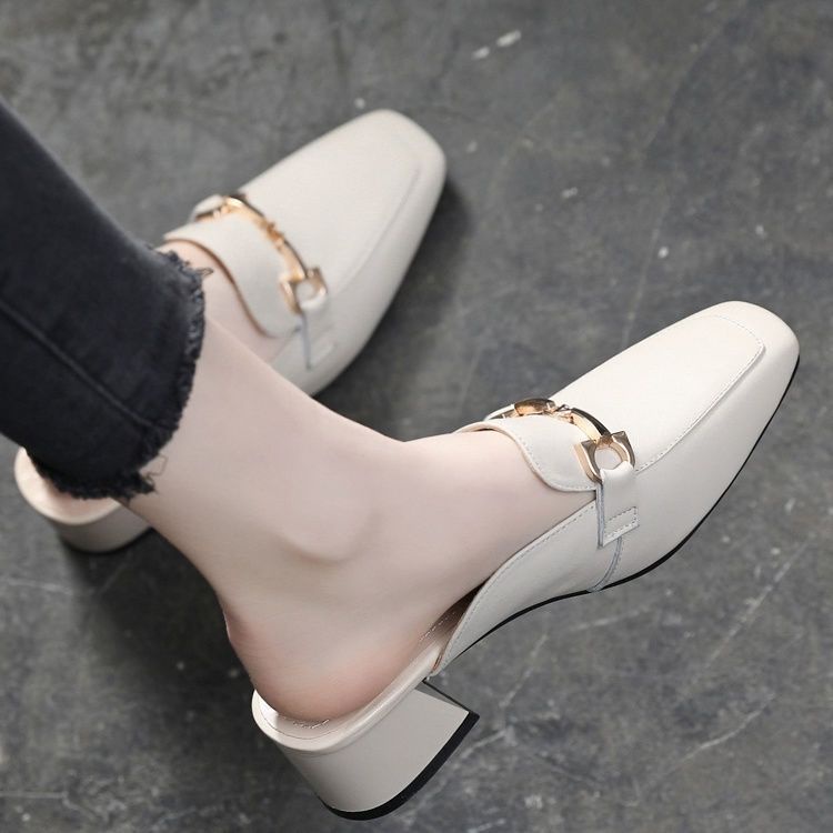 Dép Sandal Da Đế Dày Thời Trang Dành Cho Nữ