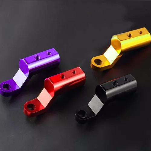 PopkozziPopkozzi phổ gương mở rộng khung Pát nhôm mở rộng CNC gắn chân gương - Giá gắn chân gương CNC đa năng xe máy