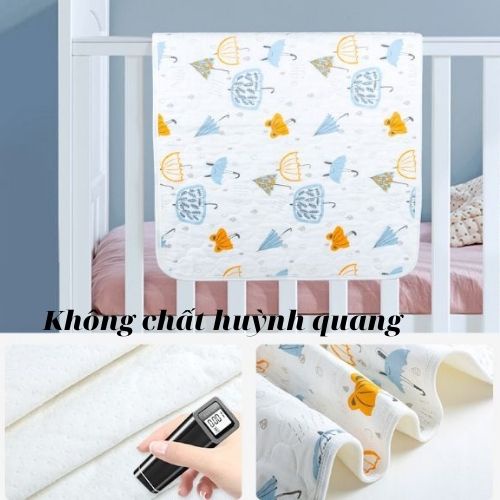 Tấm lót chống thấm,Miếng lót sơ sinh cho bé 4 lớp Cao Cấp thoáng khí, an toàn cho da bé TiTi Shop