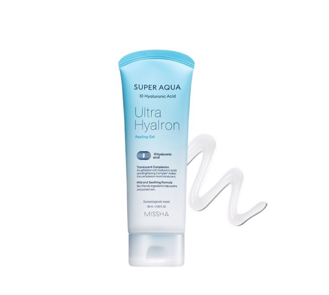 [Auth] Gel tẩy tế bào chết Missha 10 Hyaluronic Acid Ultra Hyalron Peeling Gel