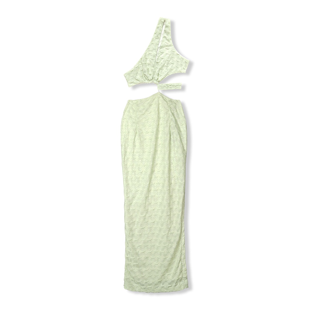 Đầm Dài Nữ Waves String Waist , Chất Vải Thoải Mái , WDD002-01 ,SOMEHOW