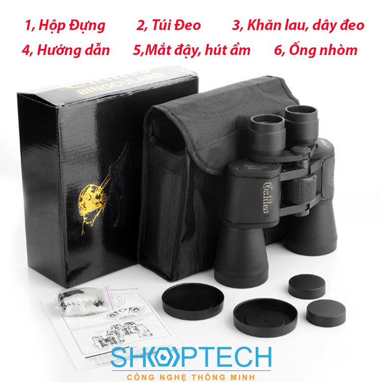 Ống nhòm 2 mắt Galileo 20x50 cao cấp, giá rẻ,quân sự nhìn xa Chuyên dụng du lịch, dã ngoại, đi rừng, săn ong | BigBuy360 - bigbuy360.vn