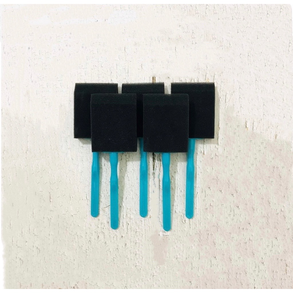 Bộ cọ mút xốp dẹt Foam Hobby Brush Mont Marte vẽ màu nước, màu acrylic Size 25mm, 50mm,75mm,100mm