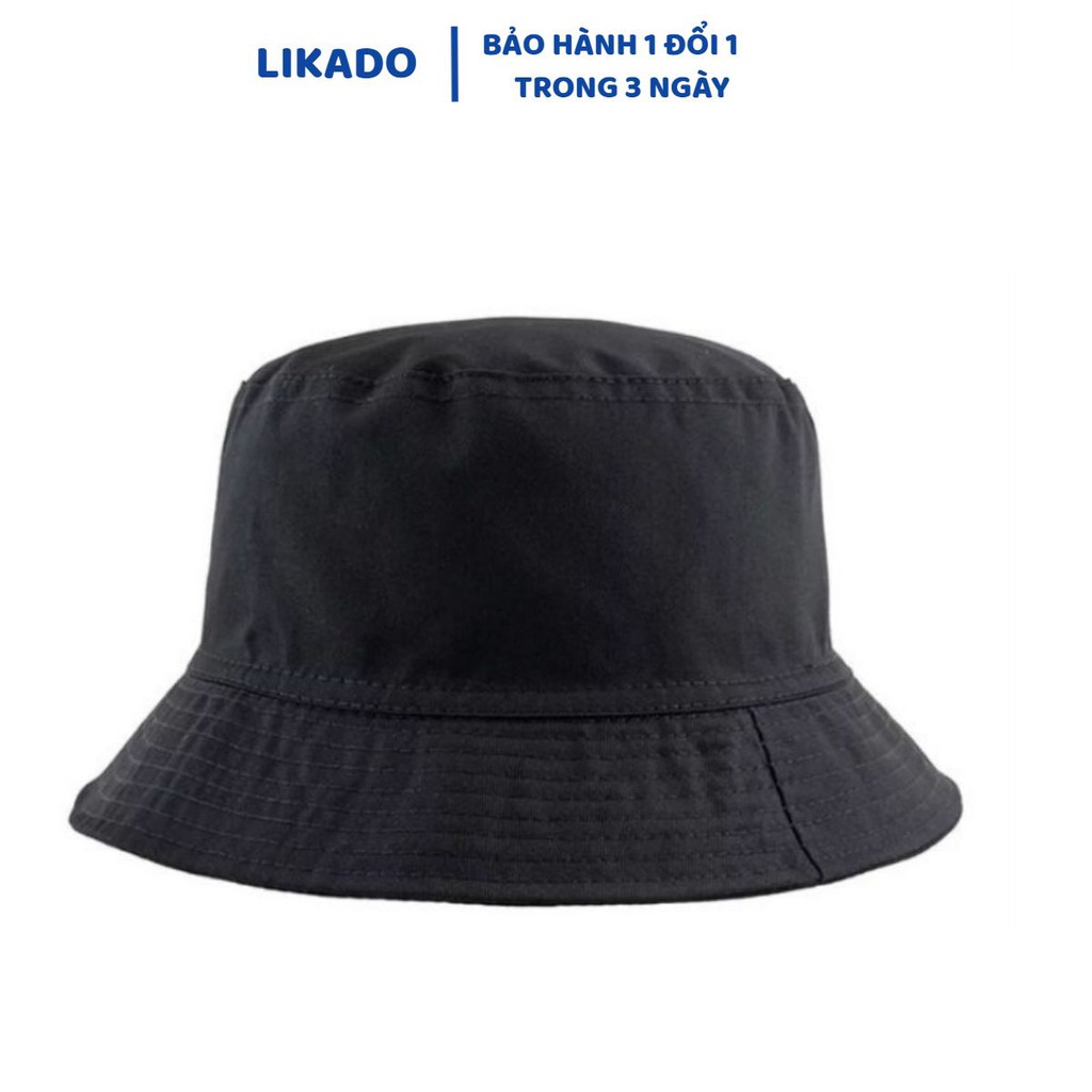 Mũ bucket nữ trơn LIKADO MU01