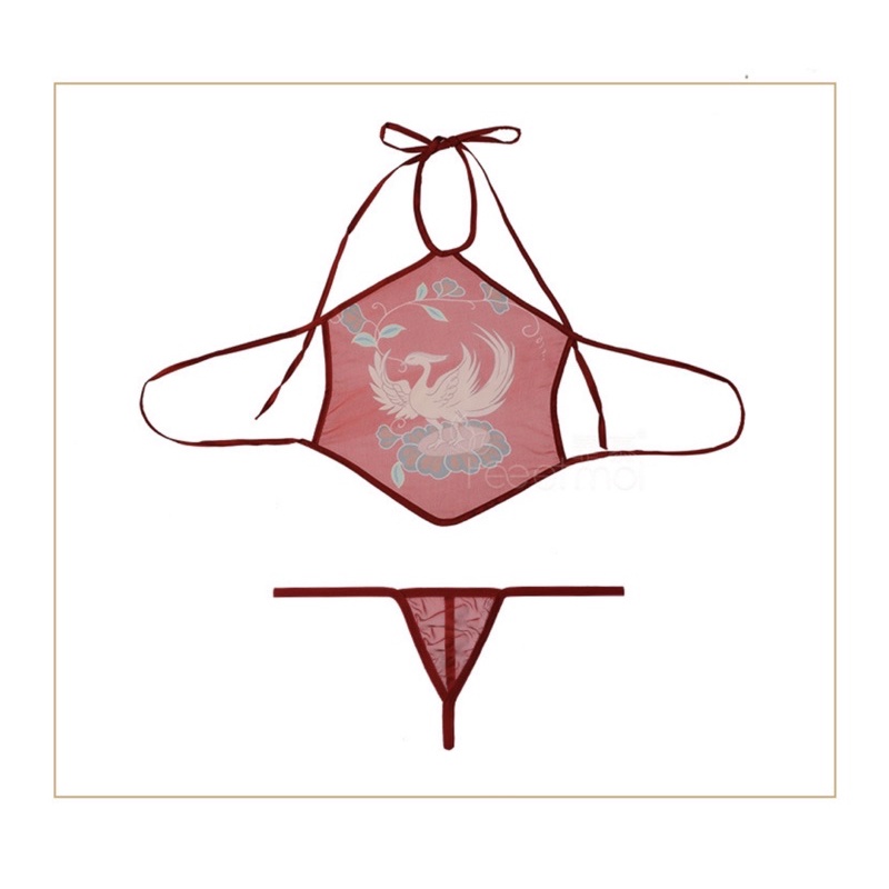 Bộ đồ cosplay yếm nữ Trung Hoa hoàng quí phi gợi cảm Bralettehousevn | BigBuy360 - bigbuy360.vn