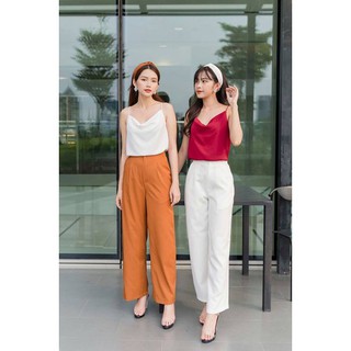 áo 2 dây_áo Hai Dây Lụa Cổ Đổ Cao Cấp_{có sẵn}