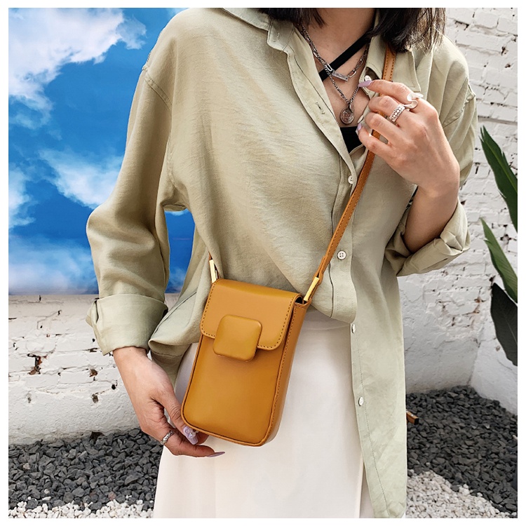 IELGY Túi Đựng Điện Thoại Đeo Chéo Dễ Phối Đồ Thời Trang Cho Nữ