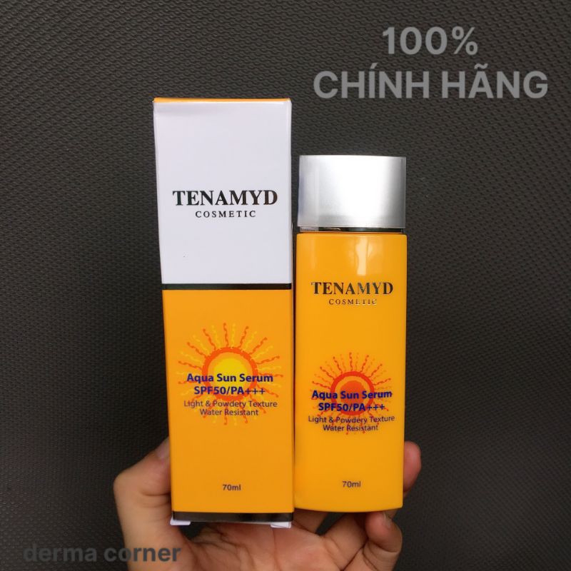 HUYẾT THANH CHỐNG NẮNG TENAMYD AQUA SUN SERUM SPF50+ PA+++ 70ml