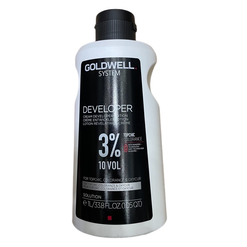 🇩🇪 Dung môi pha màu nhuộm Oxy Goldwell Topchic  1000ml