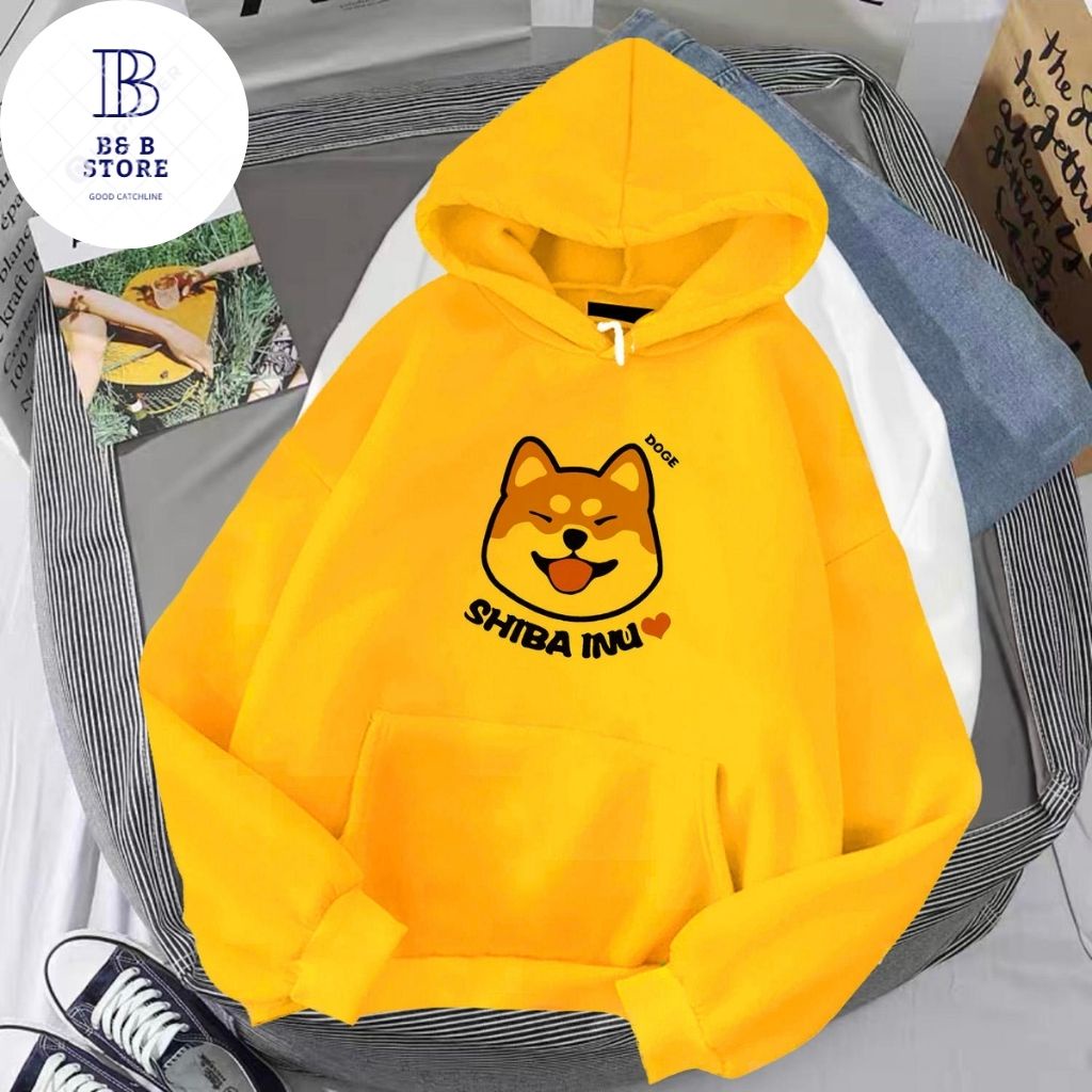 ÁO HOODIE IN CÚN SIBA NHIỀU MÀU NHIỀU SIZE DỄ THƯƠNG