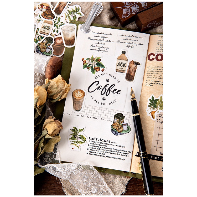 Set 46 Miếng Dán Trang Trí Hình Phong Thư Ngộ Nghĩnh