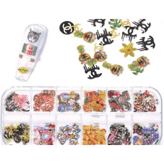 [ Ảnh thật] [HOA] SET hoa 3d khay 12