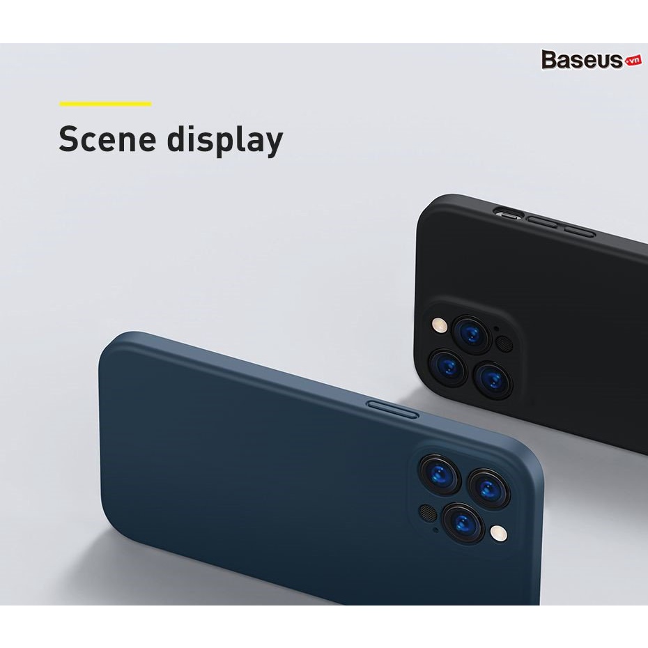 Ốp lưng chống bám bẩn cho iPhone 13 Series Baseus Liquid Silica Gel Protective Case