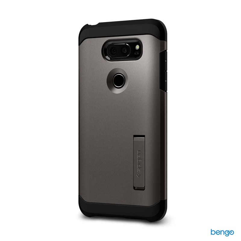 Ốp lưng LG V30 SPIGEN Tough Armor - Gunmetal