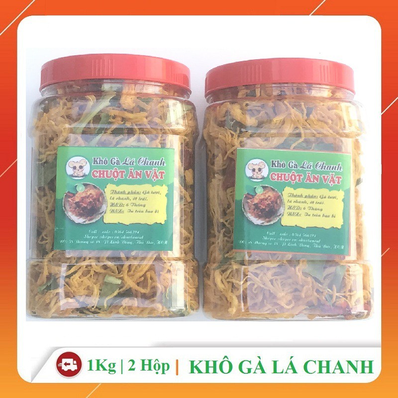 1KG KHÔ GÀ LÁ CHANH THƠM NGON - ĐẦY ĐỦ CHỨNG NHẬN ATVSTP