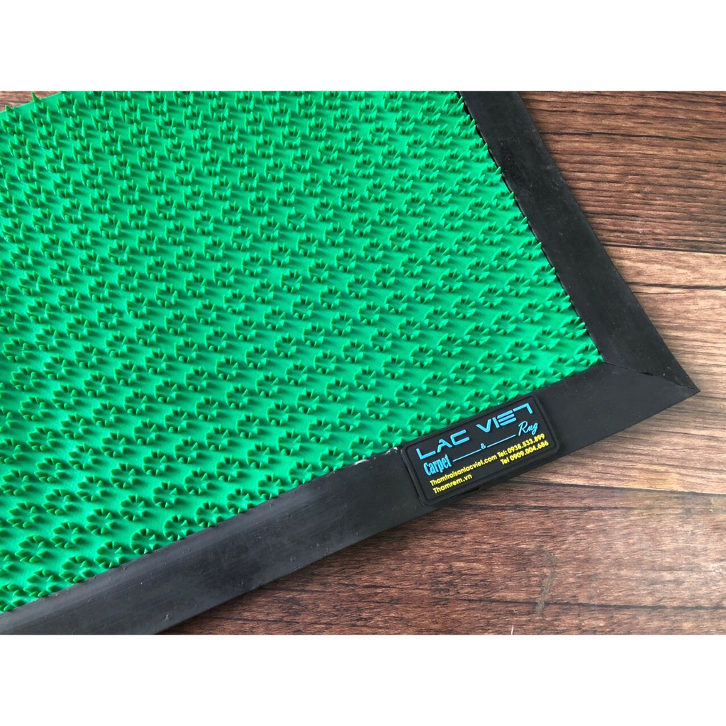 Thảm nhụa gai cúc màu xanh khổ 90*2.5 | BigBuy360 - bigbuy360.vn