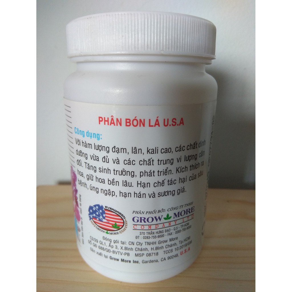 Phân bón lá GROW MORE 19-31-17 + TE chuyên dùng cho hoa lan và cây cảnh