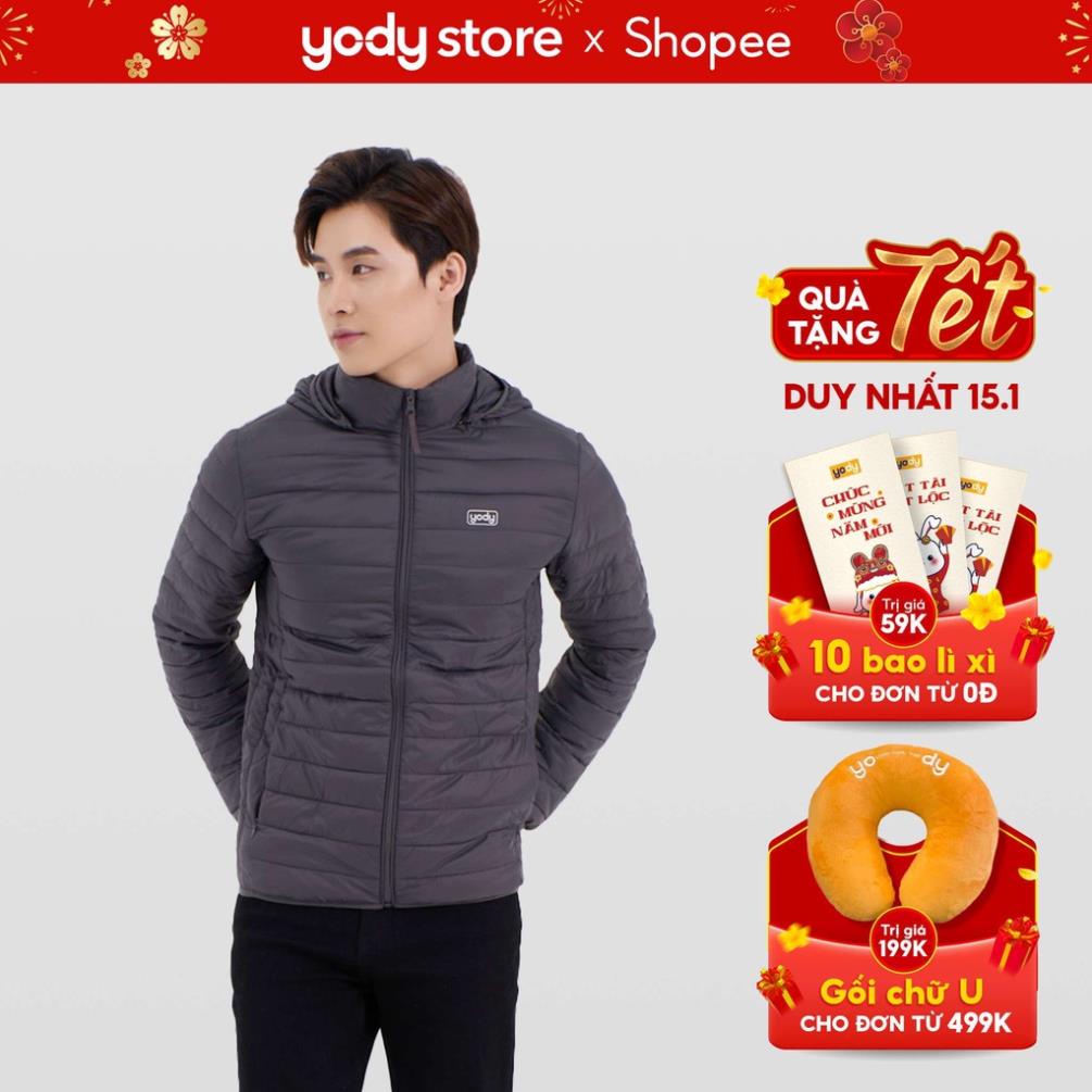 Áo phao nam YODY siêu nhẹ giữ ấm tốt chống thấm nước PHM5001 New