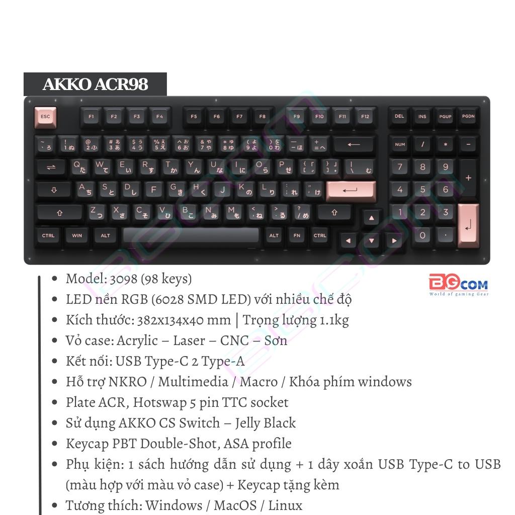 Bàn phím AKKO ACR | KIT AKKO ACR98 | ACR87 | ACR75 | ACR67 | ACR64 | ACR61 |ACR59