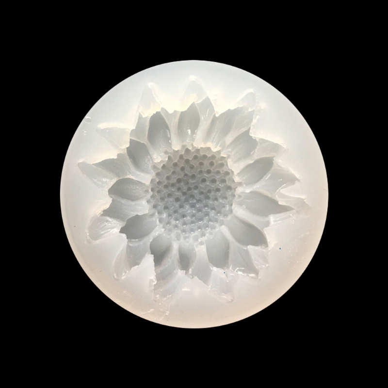 Khuôn silicon hình bông hoa làm phụ kiện trang sức 3D tiện dụng