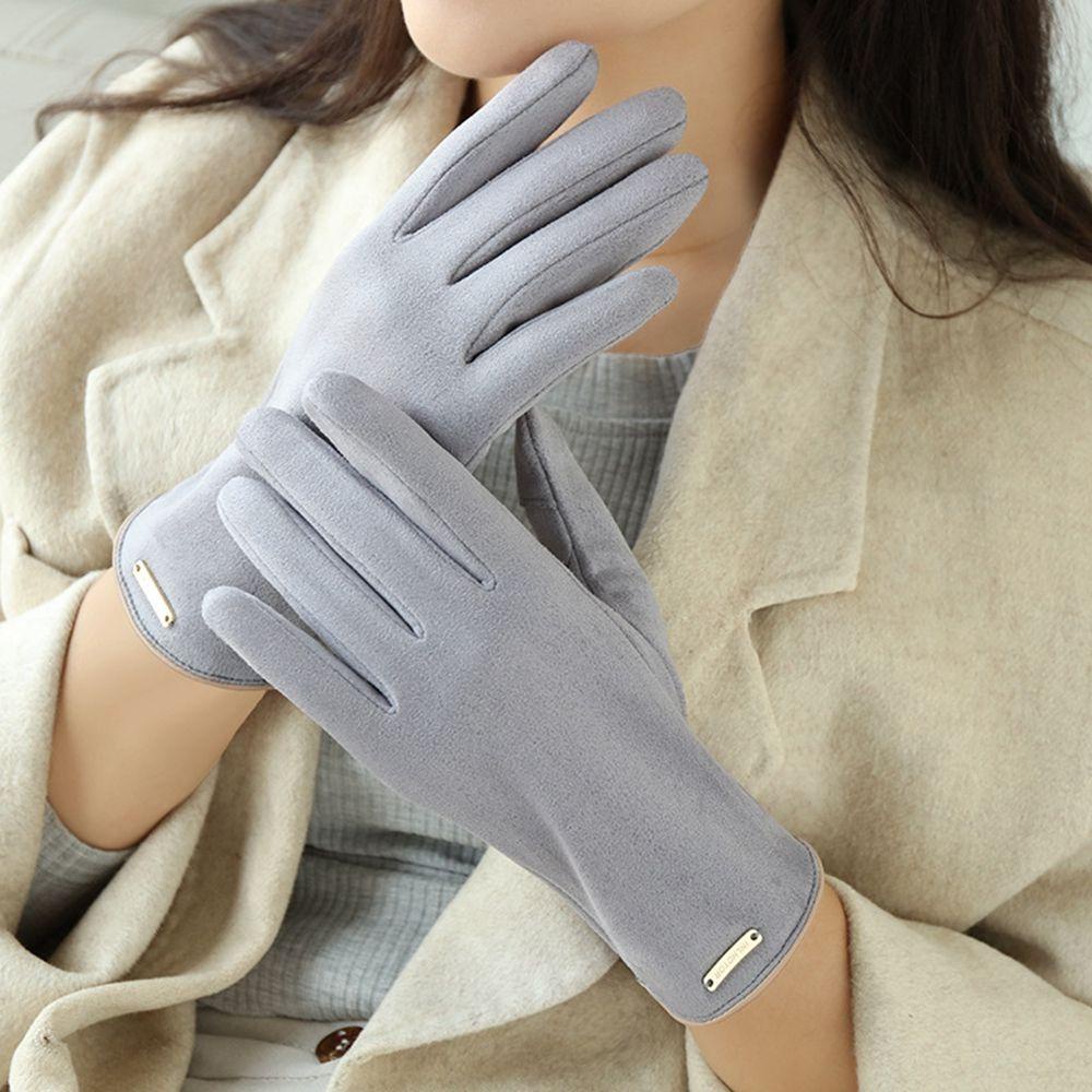Găng Tay Da Lộn Giữ Ấm Cảm Ứng Màn Hình WMES15H