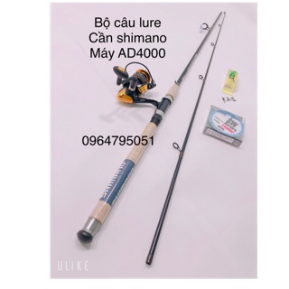 Bộ cần câu lure shimano 240 salmo