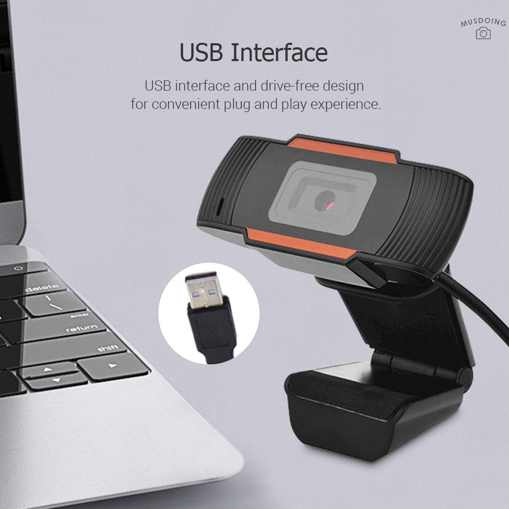 Webcam Usb 720p Hd Tích Hợp Micro Tiện Dụng Cho Máy Tính | BigBuy360 - bigbuy360.vn