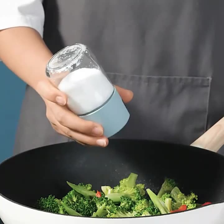 Lọ đựng tiêu, gia vị có nút nhấn cho nhà bếp, bình lắc gia vị có định lượng