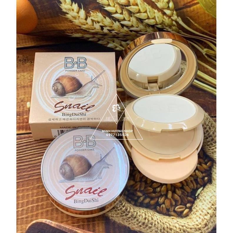 Phấn phủ khô BB 2 tầng phấn kiềm dầu nâng tông tự nhiên