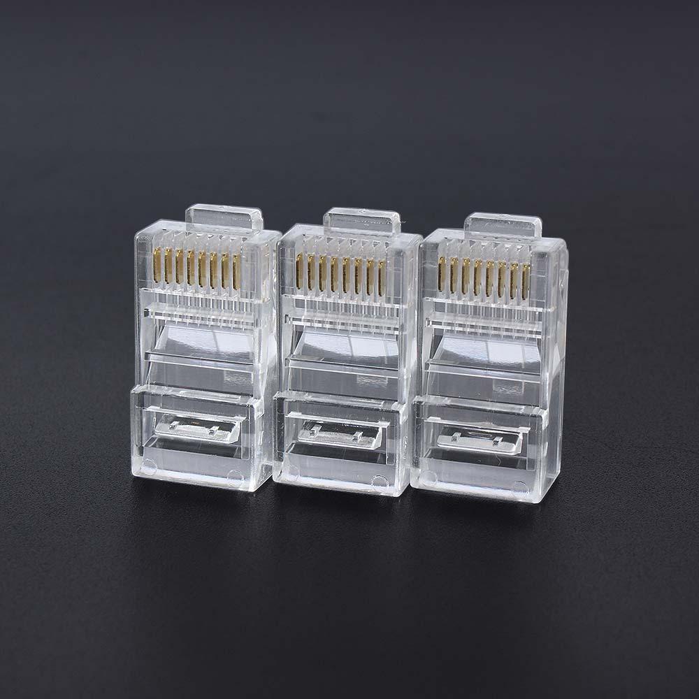 PATRICIA Đầu Nối Dây Cáp Mạng Lưới Trong Suốt 8P8C