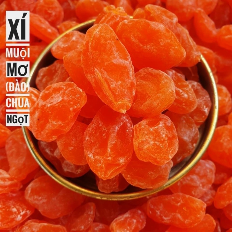 Xí  muội mơ ( đào ) Đà Lạt — 500g [FREE SHIP] TỪ ĐƠN 50K, [Loại Đặc Biệt] Hàng ngon nhà làm