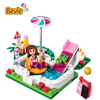 Lego friends 10542 - bể bơi trong vườn nhà Olivia