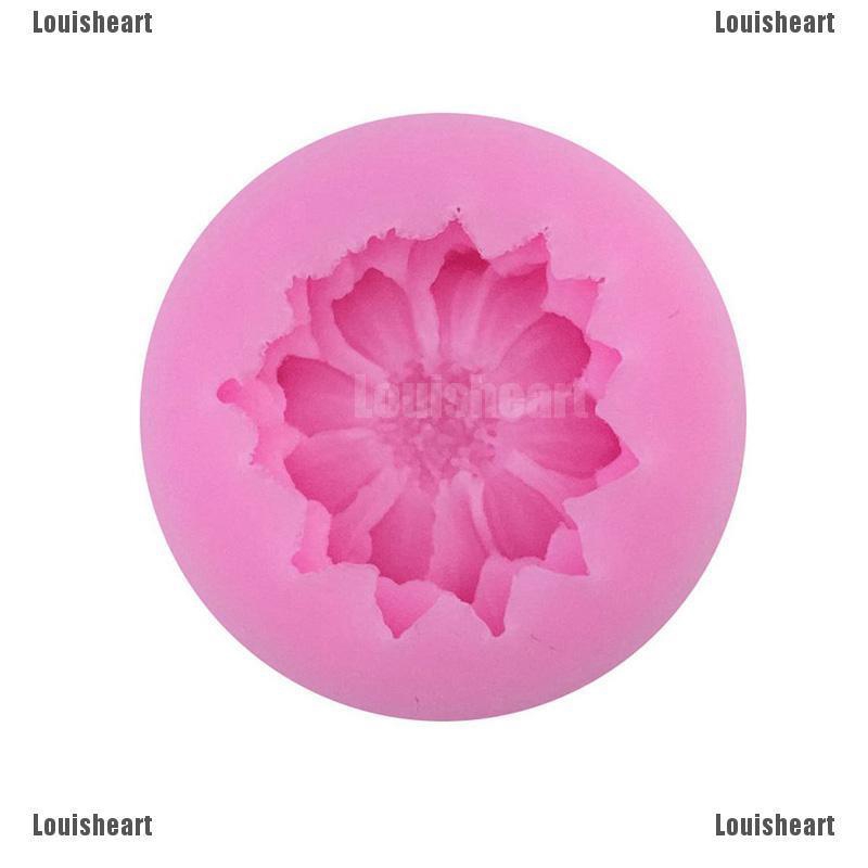 Khuôn silicone tạo hình hoa dùng trang trí bánh kem / socola xinh xắn