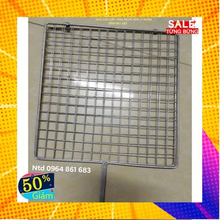 Vỉ nướng thịt - bé - trung - đại loại dày - innox 304 không rỉ - hàng đẹp