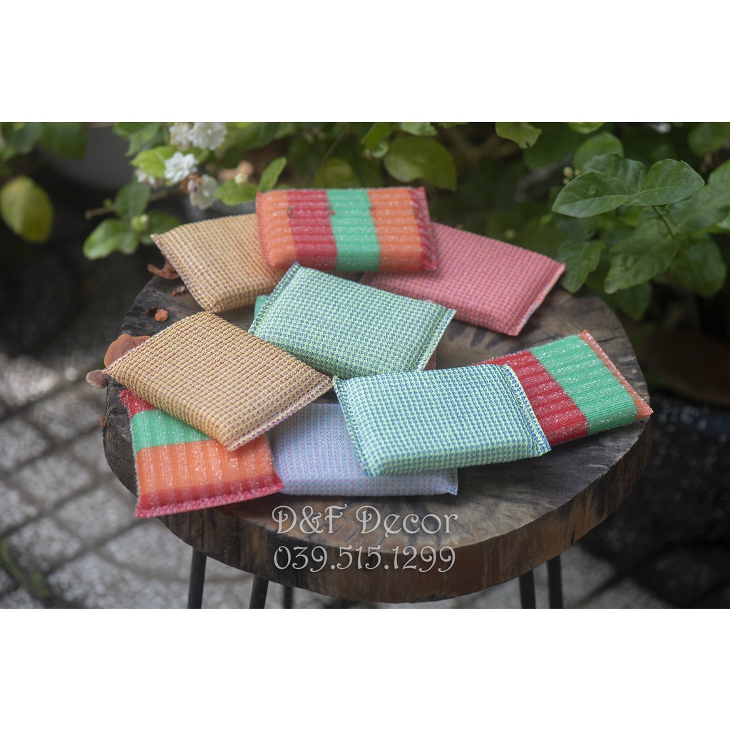 Miếng Mút Rửa Chén Bát Xoong Nồi, Màu Sắc Ngẫu Nhiên