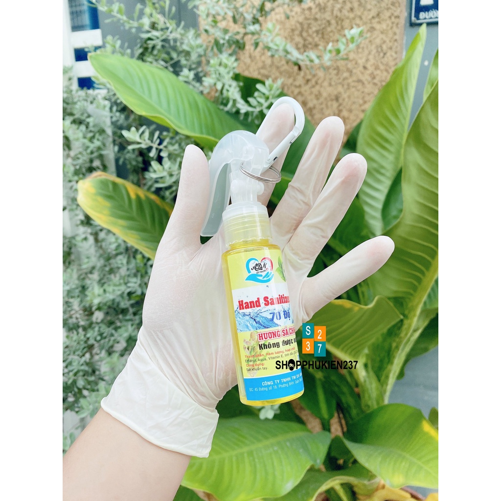 Xịt Cồn ADN Mini 70ml Có Móc Treo , Cồn Sát Khuẩn Tiện Lợi Bỏ Túi ( Có Hương Thơm )