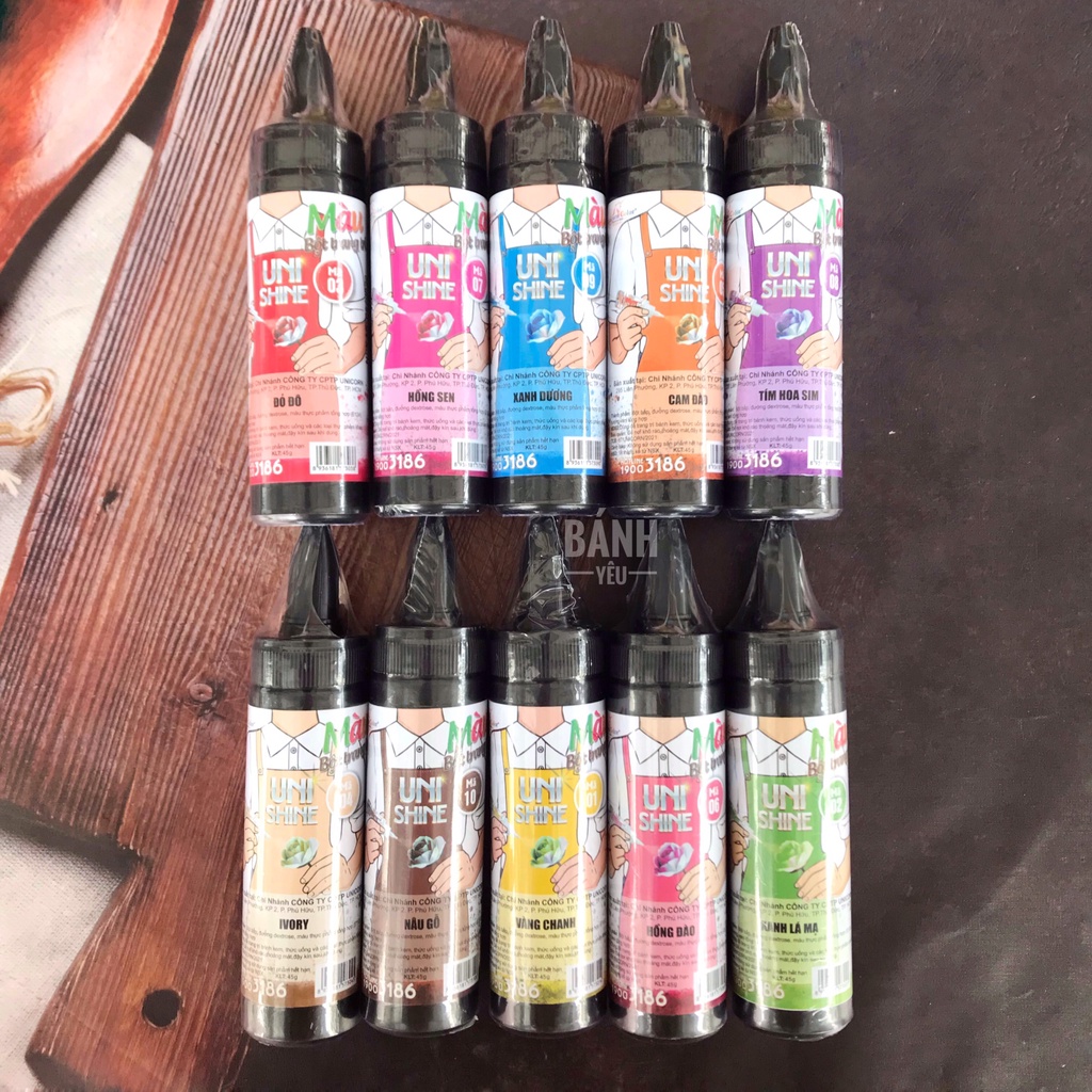 Màu Phun Bột Thực Phẩm Trang Trí Bánh Unicorn