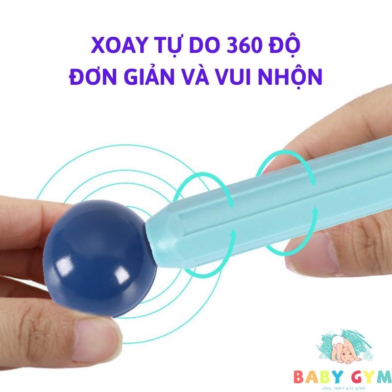 Bộ xếp hình nam châm cho bé BABYGYM đồ chơi nam châm xếp hình thông minh, phát triển tính sáng tạo cho trẻ từ 3 tuổi