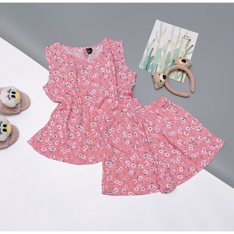 Bộ Lanh Đùi Sát Nách BL Fashion Mặc Nhà Chất Lanh Lụa